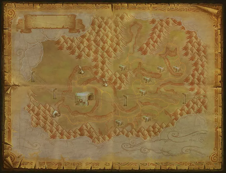Map: Hazy Mountains