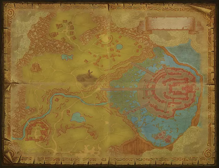 Map: Загорье