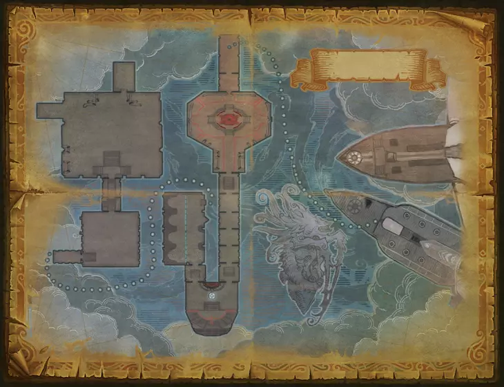 Map: The Imperial Ship "Invincible"
