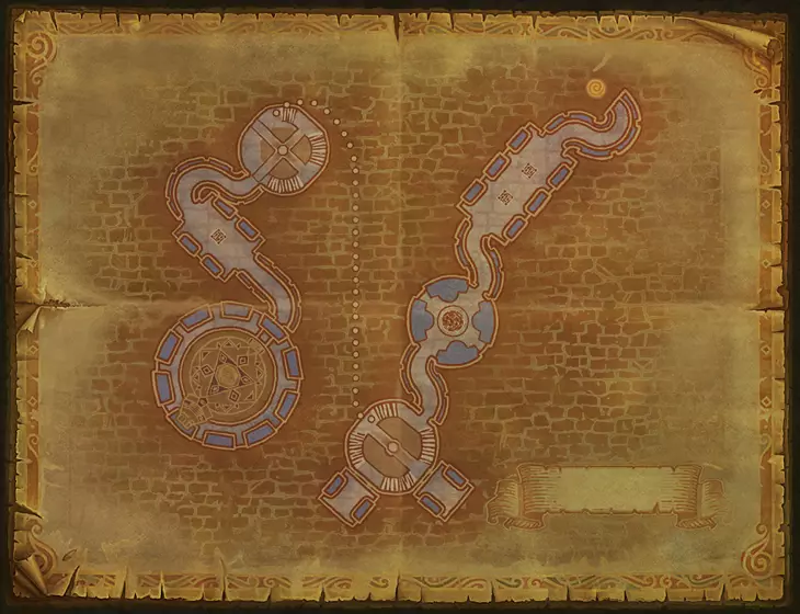 Map of Catacomb Halls