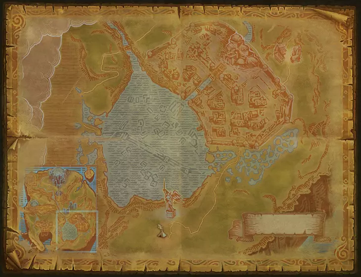 Map: Vicinity of Iron City